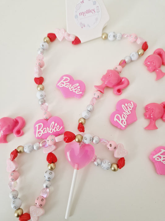 Barbie Lollipop Necklace