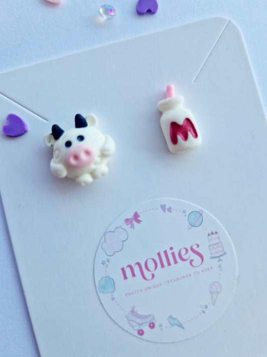 Moo & Milk Earrings