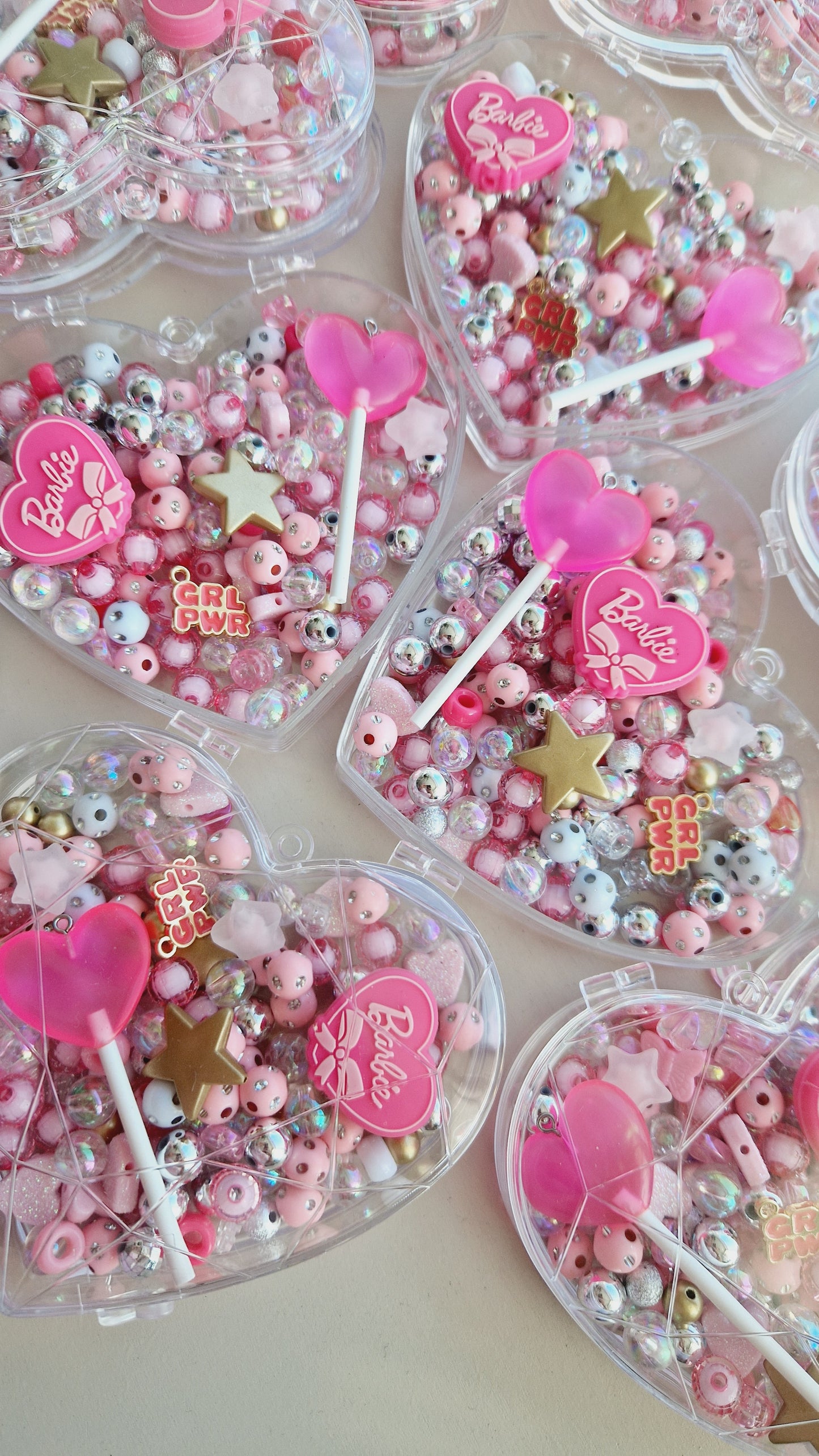Barbie inspired Heart Beading Kit